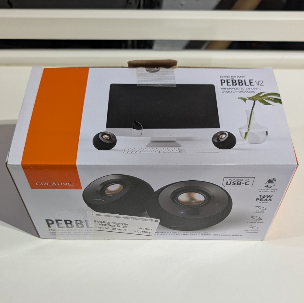 Creative Pebble V2 Black Portable Speakers